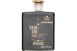 ‎SKIN GIN Skin Gin | Handcrafted German Gin | Sansibar Apple Kiss | Manufaktur Gin aus dem Alten Land | Apfel, marokkanische Minze, Zitrusfrüchte| 42% 500ML
