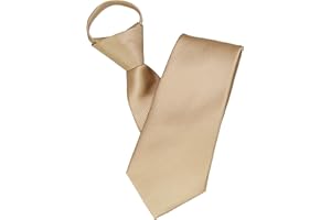 JEMYGINS Cravate à fermeture éclair pour hommes - Un look élégant en quelques secondes