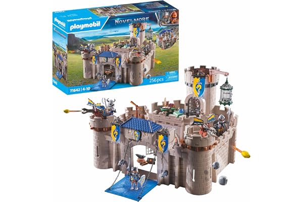 Playmobil 71642 Citadelle des Chevaliers - Novelmore - Comprenant Trois Chevaliers et de Nombreux Accessoires pour des batailles réalistes - Dès 4 Ans