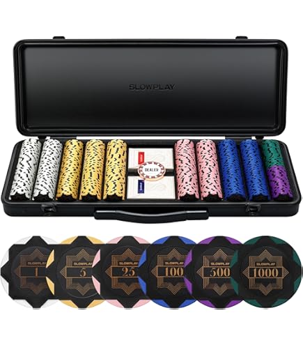 Cartamundi Diamond Poker Chips 1000's (Tube of 25): Amazon