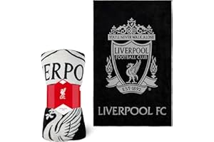 Liverpool F.C. Fleece Blanket, Soft Throws, Sofa Blanket Throw, Liverpool FC Gifts for Men Teens Kids