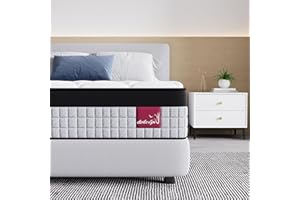 dosleeps Double Mattress 4FT6, 9 Inch 9-Zone Orthopedic Mattress with Memory Foam & Pocket Springs and 3D Breathable Fabric- Motion Isolation (135x190x22cm)