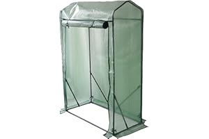 Janoon Weatherproof Tomato Plant Greenhouse Outdoor Indoor Grow-tent - (Tomato Greenhouse w Slanted Roof)