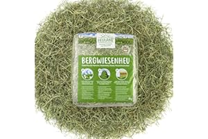 HEULAND® Premium Heu (3 x 4 Kg) Frisches Bergwiesenheu für Kleintiere Kaninchen Kräuter Hamster Streu Meerschweinchen Futter für Nager Chinchilla Zwergkaninchen Hasen Zwerghamster (12 Kilo)