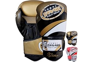 Farabi Sports Boxhandschuhe 10 oz, 12 oz, 14 oz, 16 oz Box Handschuhe für Training, Sparring, Kickboxen, MMA, Muay Thai, Boxhandschuhe männer & Damen Kampf Handschuhe