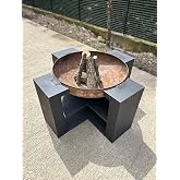 Moody Firepit Bah&ccedil;e Ş&ouml;minesi Ateş &Ccedil;ukuru