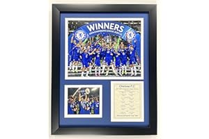 Legends Never Die, Inc. Chelsea FC | Ganador de la UEFA Champions League 2020-2021 | Collage de fotos enmarcado de 12 x 15 pulgadas