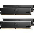TEAMGROUP T-Create Master Overclocking DDR5 R-DIMM 64GB Kit (4 x 16GB) 6400MHz (PC5-51200) CL32 Hynix A-DIE Workstation Memory Module Ram Black - CTCMD564G6400HC32AQC01