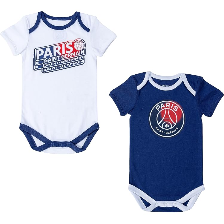 Grenouillère Bébé PSG Officielle - Pyjama Garçon Paris Saint Germain - 100% Coton