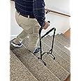 Stair Climbing Assist Cane Reduces Shock and Pain as You Step Down Each Step. Adjustable, Light Weight, Sturdy, Foam Handles. Supports Up to 300 Lbs. Stability You Can Lean on by Rock Steady Cane