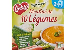 Liebig Mouliné de 10 Légumes les 2 Briques de 30 cl