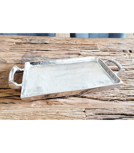 Grand Plateau De Service Ovale Anglais Ancien En Métal Argenté Barker-Ellis En Vente Sur