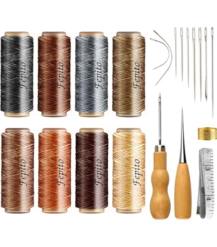 MINGZE Fai da te nuovo strumento artigianale in pelle, diamante allacciatura cuciture scalpello set in pelle kit artigianali, fori pugni cucire perforare cucire kit di strumenti (3mm