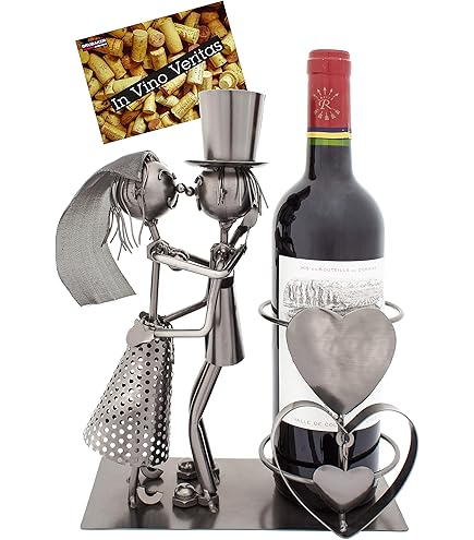 Hochzeit Geschenk für Schwule Männer - Weinhalter mit Karte | Online Shop Europe
