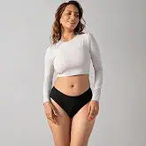 Mahina Cotton Period Panty for Girls & Women - Black, N...