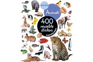 Workman Publishing Animals: 400 reusable stickers inspired by nature (Eye Like Stickers), multicolour, 1, 9780761169338