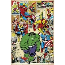 Poster Marvel Gardiens De La Galaxie Vol. 3 - 61,5 X 91 Cm, Papier Brillant 150g, Décoration Murale Officielle