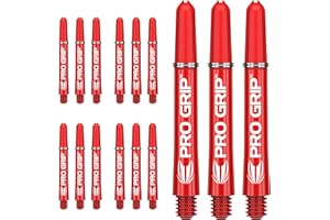 Target Darts 5 x Sets Pro Grip Dart Shaft - 15 au Total - Différentes Tailles Et Couleurs