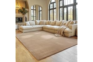 ‎SIMPEX SIMPEX Kurzflor Teppich Wohnzimmer 160x220 cm Rechteckig, rutschfest & Waschbar, Weich und Modern, Einfarbiges Design für Wohnzimmer, Schlafzimmer, Küche & Kinderzimmer
