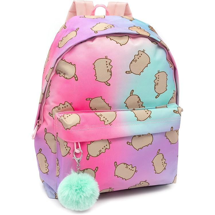 Pusheen Girls Backpack Set | Kids 4 Piece Blue & Sweden - View #2
