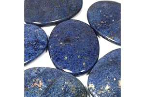 CrystalAge Dumortierite Palm Stone ~70x50mm