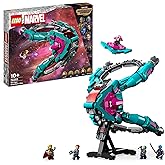 LEGO 76255 Marvel The New Guardians' Ship, Buildable Guardians of the Galaxy Volume 3 Spaceship Toy with Mantis, Drax & Star-