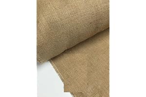 MIDLAND TEXTILES 3 Metre Pack 10oz Hessian Jute Burlap 40" Wide Ideal for Craft, Bags Sacks Cloths Upholstery Garden (3 Meter)