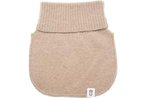 KNITAS Strickschal Schlauchschal aus Wolle für Baby Kinder I Super Weich Gestrickte Loop Schal zum Schutz des Halses im Herbst, Winter I Schlupfschal in Beige, Rosa, Grau für 0-3 Jahre Babies
