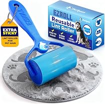 2 mini rulli per pelucchi, lavabili, riutilizzabili, per rimuovere pelucchi, da viaggio, con custodia e coperchio, per vestiti, peli di animali domestici, tappeti e mobili