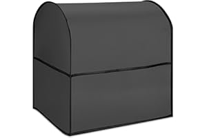 ‎KWMOBILE kwmobile Hülle kompatibel mit KitchenAid 4,3-4,8 liter - mit 3 Fächern - Küchenmaschine Staubschutz Abdeckhaube in Dunkelgrau