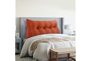 Johnear Poduszka pod plecy, klinowa, do łóżka, sofy, oparcia, sztruksu, poduszka na książki, poduszka lędźwiowa, trójkątna poduszka pod głowę, poduszka do czytania, duża poduszka na ścianę, poduszka podpierająca