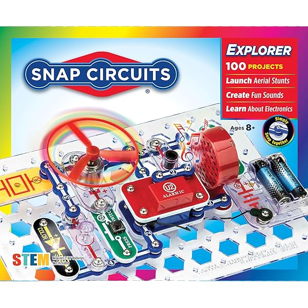 Snap Circuits Beginner, Electronics Exploration Kit, Stem Kit for