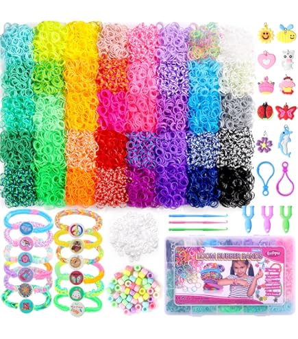300-Pack Loom Band C-Clips Clear Jewelry Connectors For DIY