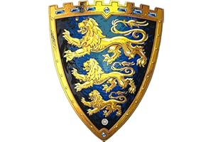 Liontouch - Triple Lion King Shield - For Kids Aged 3+ | Medieval Pretend Play Foam Toy For Adventures in the Kingdom | Safe Weapons & Battle Accessory For Kid’s Dress Up, Roleplay & Royal Costumes