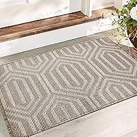 Color&Geometry Fußmatte 50x80cm, rutschfeste Schmutzfangmatte Maschinenwaschbarer, Weicher Haustürmatte Eingangsteppich…