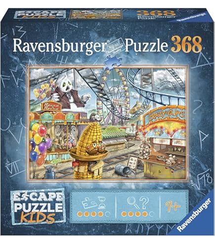 Ravensburger Puzzle Escape Para Adultos – 368 Piezas, Temática Reino Submarino Con Acertijos