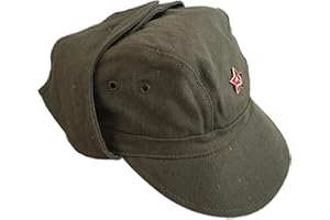 Ganwear URSS Armée soviétique Russe Afghanistan Guerre Militaire Militaire Tactique Casquette de Baseball de pêche Rouge Insigne d'étoile
