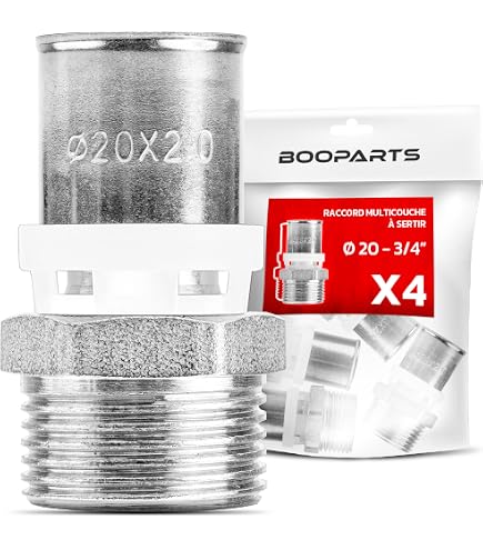 Raccord multicouche à sertir TH - Té inégal 26x3,0 - 16x2,0 - 26x3,0 Raccord multicouche à sertir TH - Té inégal 26x3,0 - 16x2,0 - 26x3,0