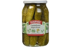 KOPINSKI Cornichons Aigre Doux 860 g - Lot de 3