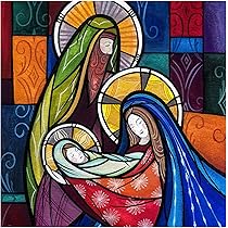 Stain Glass Nativity Charity Christmas Cards Pack Of 10: Free Delivery When You Spend £15 At - View #4