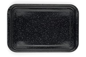 Russell Hobbs CW11471 Romano Szkliwiona, emaliowana blacha do pieczenia, 36 cm, czarna