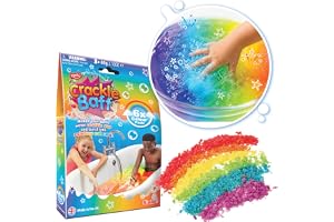 Zimpli Kids Crackle Baff Rainbow från Zimpli Kids, paket med 6 bad, gör att färgvatten knackar, spricker och förändras som genom magi, multisensorisk lekfull aktivitet