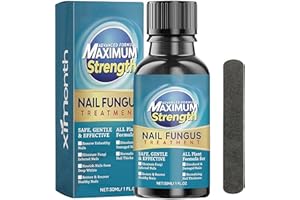 LALULUTEK Premium Nail Fungal Treatment - 30ML Eliminator for Toenail & Fingernail, Strengthen, Repair & Renew Damaged Nails - Extra Strong Anti-Fungal Solution