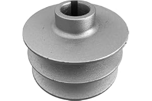 G GRÜNWELT Grünwelt GW-DP20 Poulie trapézoïdale à double rainure 20 mm Profil B Moteur Vilebrequin