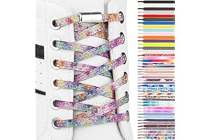 SULPO Elastic shoelaces without ties, flat, with twist closure