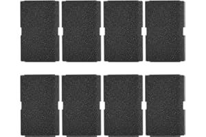 LIUYIDM 8 Pièces Filtre Seche Linge Beko, Filtres en Mousse pour Beko Grundig Blomberg ElektraBregenz 2964840100, Filtre Éponge pour Sèche-Linge à Pompe Chaleur et Séchoir à Condensation 240 x 155 x 11 mm