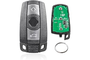 VAILIKEY 3 Tasten Autoschlüssel Fernbedienung für BMW 1er 3er 5er 6er 7er X5 X6 Z4 (CAS3 868mhz ID46 Chip KR55WK49127) (CAS3)