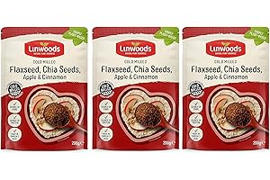 (Pack Of 3) - Milled Flaxseed, Chia, Apple & Cinnamon | LINWOODS