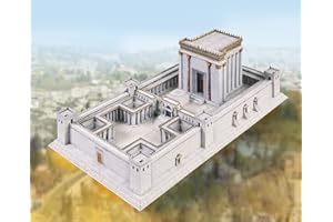 HMV HAMBURGER MODELLBAUBOGEN VERLAG Aue-Verlag 55 x 29 x 16 cm Tempio di Gerusalemme Model Kit