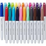 Amazon Basics Permanent Markers, Assorted Colours, 24-Pack